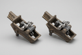 Baker valve gear long bracket assemblies, pair, angled side view