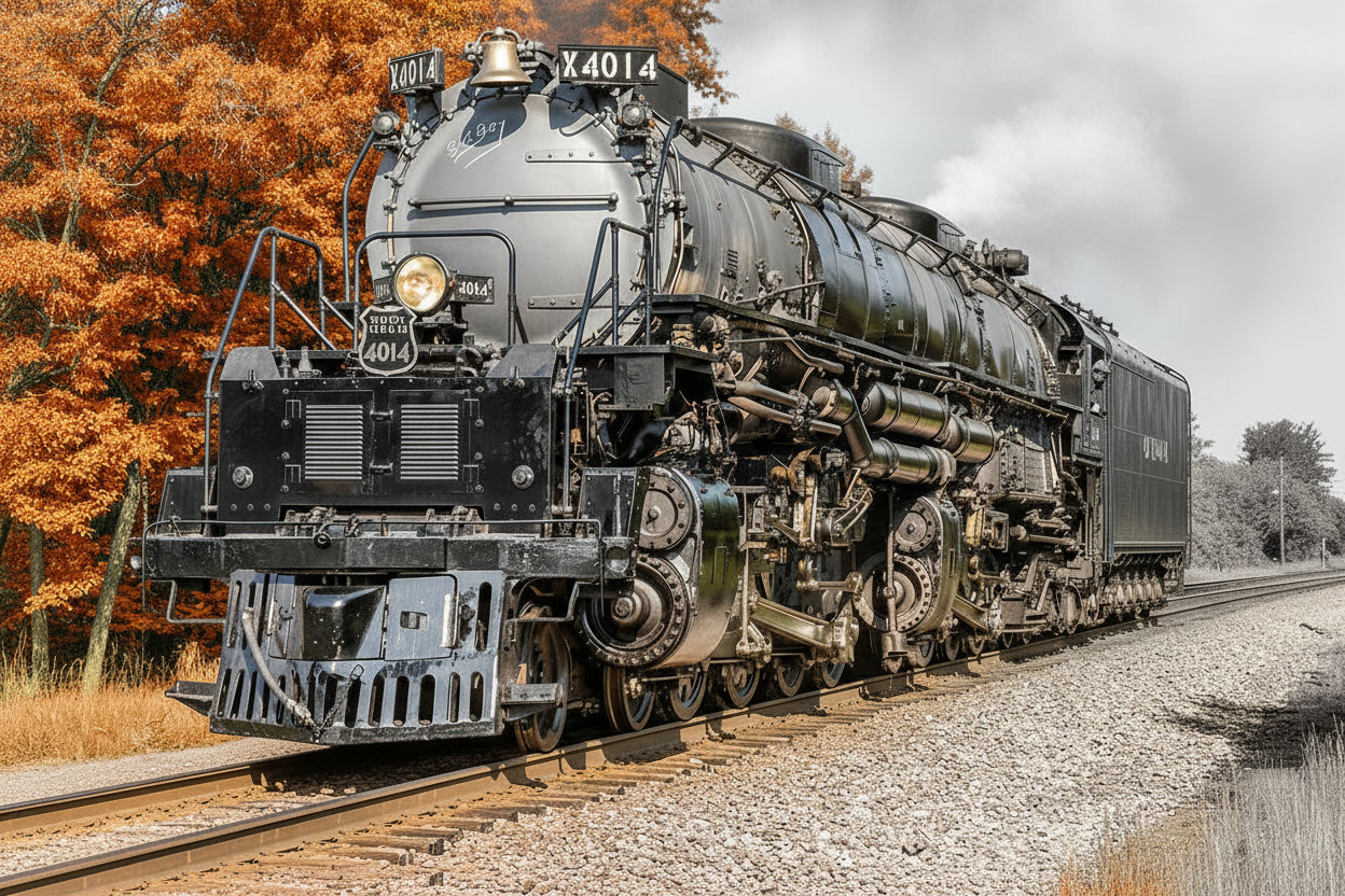 Union Pacific 4000 Series 4-8-8-4 Big Boy drawings, engine only SET